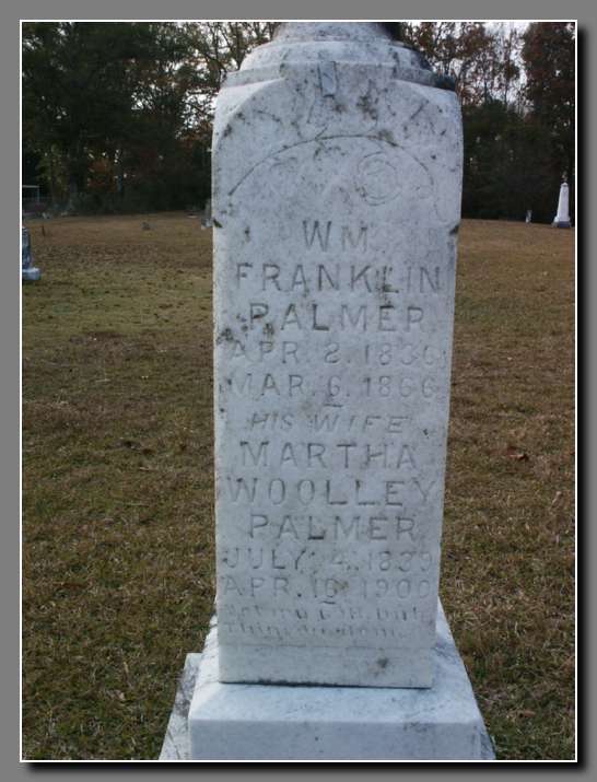 PalmerWilliamFranklinand                           MarthaWoolley