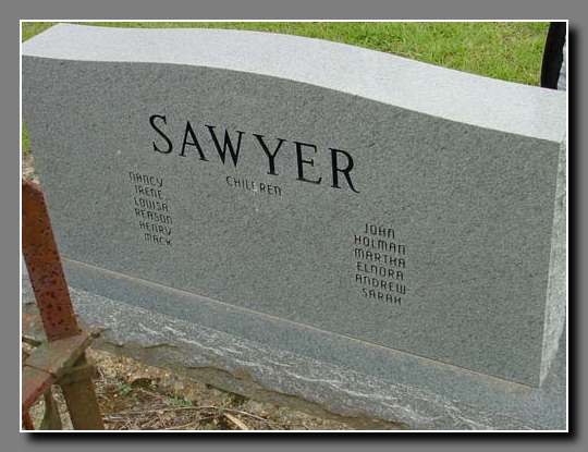 SawyerWilliamEarlybackheadstone